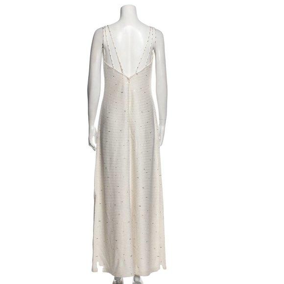 ST. JOHN EVENING V-Neck Long Dress Size: L | US 10 - Picture 3 of 11